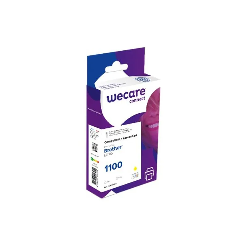 Cartouche compatible Brother LC1100 - jaune - Wecare